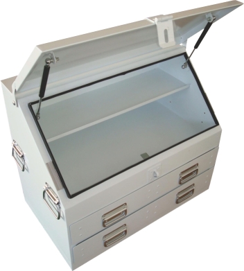 GRIP - STEEL UPRIGHT TOOLBOX 702 X 404 X 585MM 